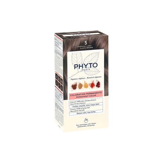 Phyto Phytocolor 5 Castano Chiaro Colorazione Permanente Per Capelli