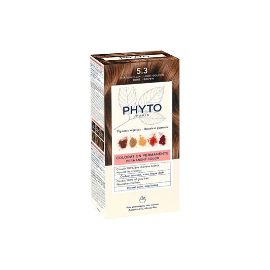 Phyto Phytocolor 5.3 Castano Chiaro Dorato Colorazione Permanente Per Capelli