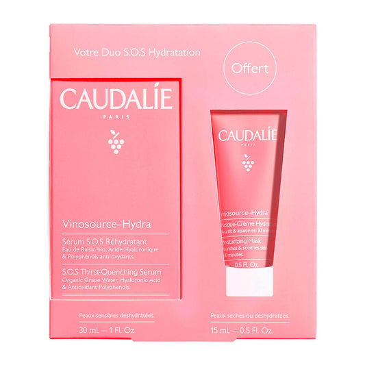 Caudalie Vinosource Hydra Siero SOS Idratante 30ml + OMAGGIO Maschera