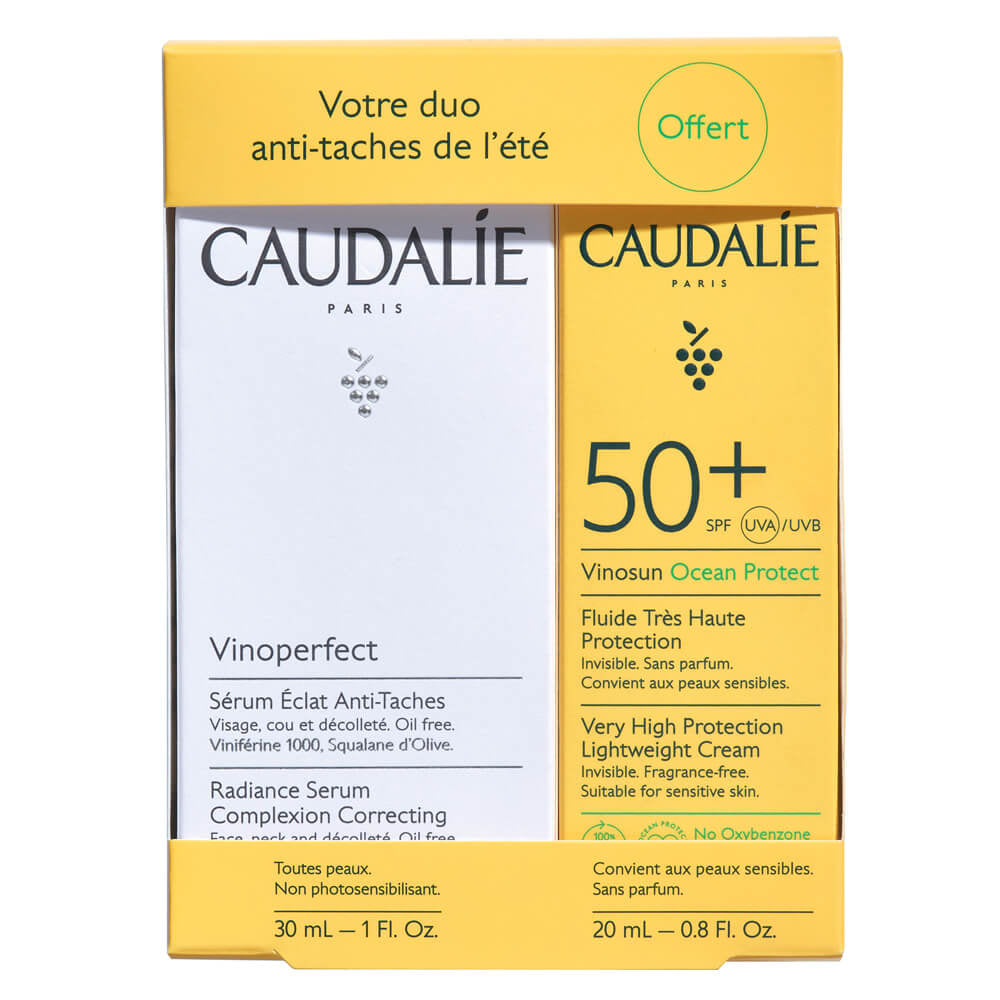 Caudalie Vinoperfect Cofanetto Duo Anti-Macchie 30ml & Solare 20ml