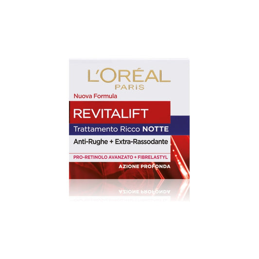 L'Oréal Paris Revitalift Crema Viso Notte Antirughe Pro-Retinolo 50ml