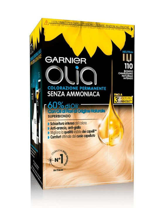 Garnier Olia Colorazione Capelli 110 Biondo Chiarissimo Naturale Intenso