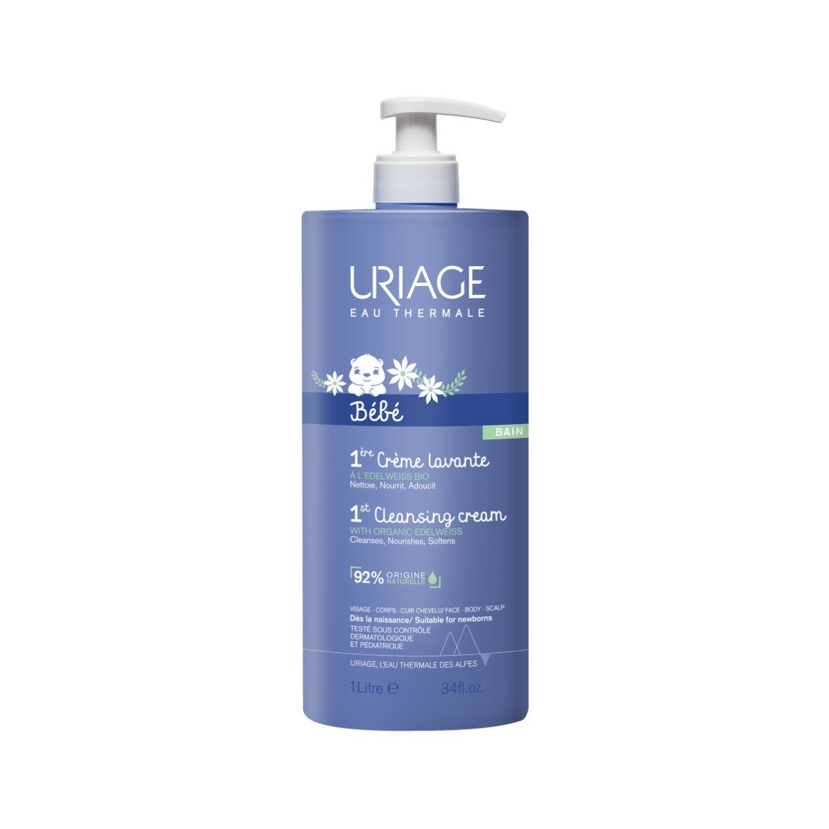 Uriage Bebe Crema Lavante 1 Litro