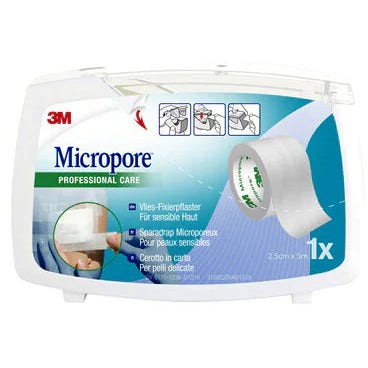 3M Micropore Dispenser 25mmx5m