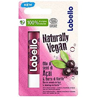 Labello Naturally Vegan Acai E Burro Di Karite' 1 Pezzo