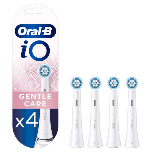 Oral-B Testine Di Ricambio Io Gentle Care Bianche 4 Pezzi