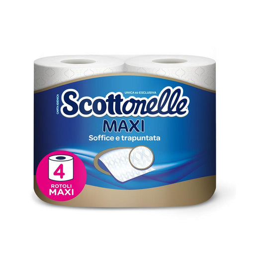 Scottonelle Maxi Carta Igienica Soffice E Trapuntata 4 Rotoli