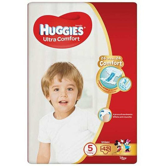 Huggies Ultra Comfort Pannolino Grande Taglia 5 42 Pezzi