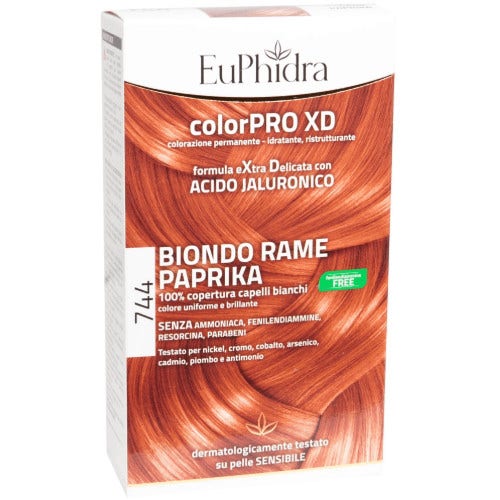 Euphidra Colorpro Xd 744 Tonalità Biondo Rame Paprika