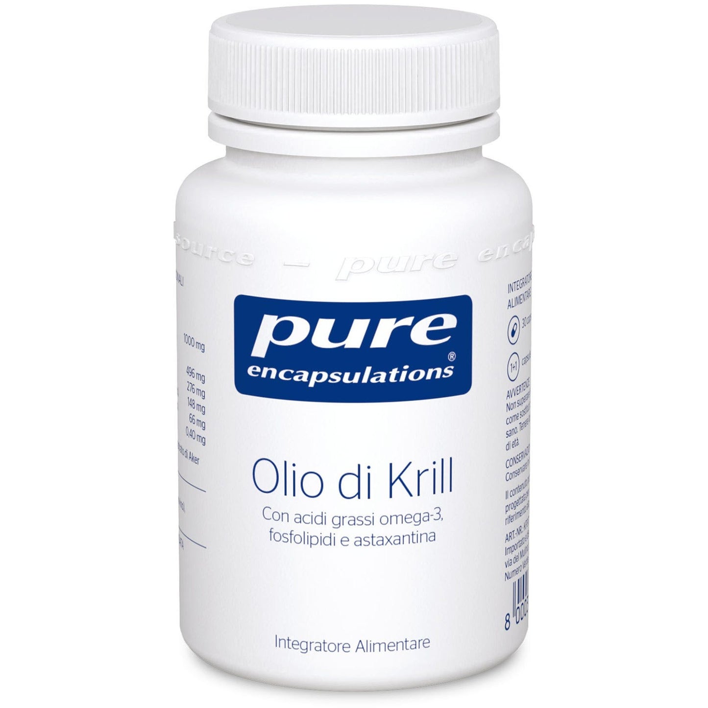 Pure Encapsulations Olio Di Krill 30 Capsule