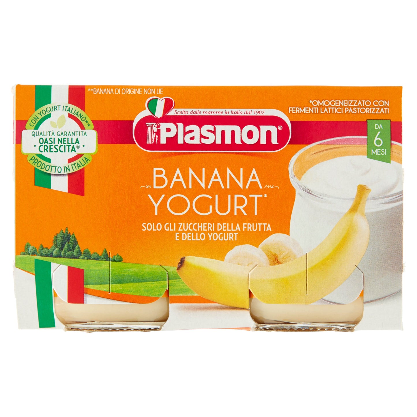 Plasmon Omogeneizzato Yogurt Banana 2x120g