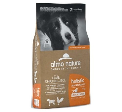 Almo Nature Holistic Maintenance Crocchette Agnello E Pollo Cani Taglia Media E Grande Sacco 12kg