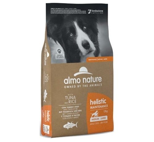 Almo Nature Holistic Maintenance Crocchette Tonno Cani Adulti Taglia Media E Grande Sacco 12kg