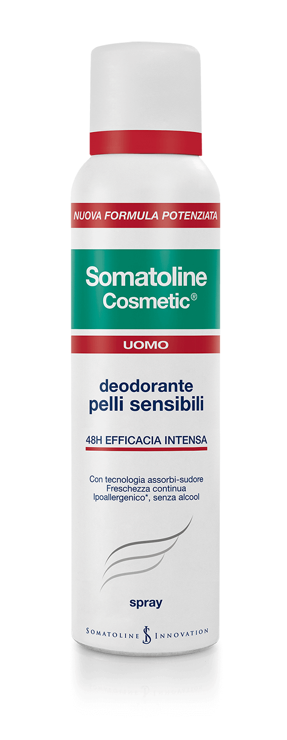 Somatoline Cosmetic Deodorante Uomo Pelli Sensibili Spray 150ml