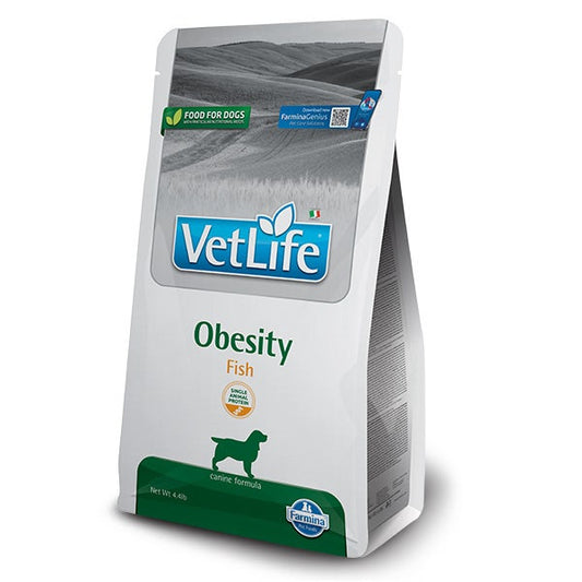 Farmina Vet Life Obesity Fish Cibo Secco Per Cani Sacco 12 Kg