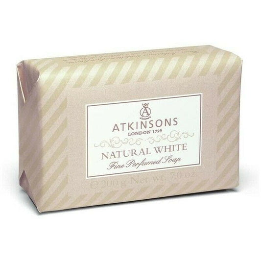 Atkinsons Fine Perfumed Soap Large Size Natural White 200g