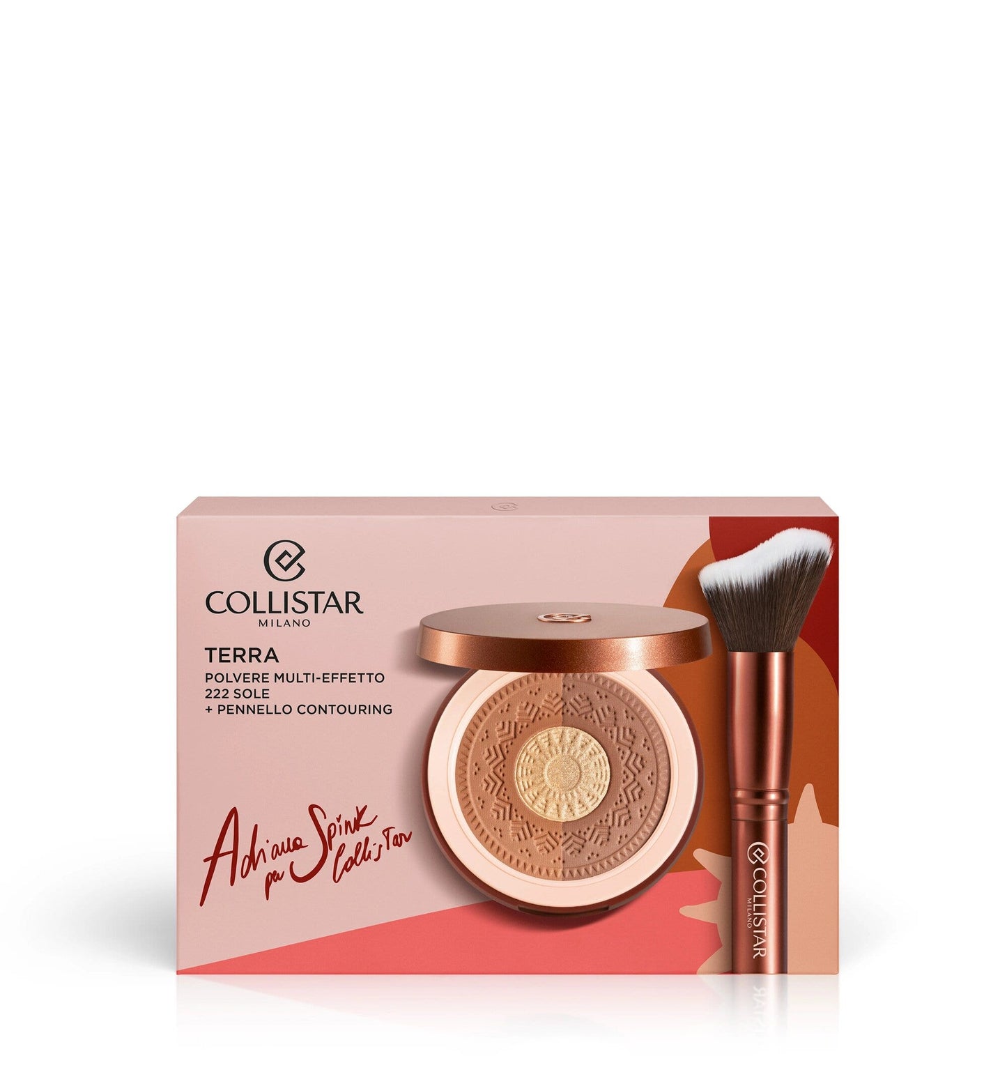 Collistar Cofanetto Terra Polvere Multi Effetto 222 Sole + Pennello Contouring