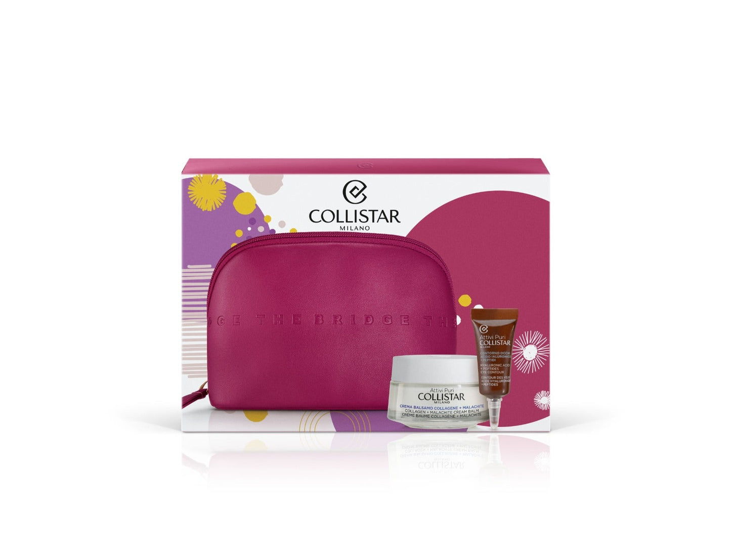 Collistar Cofanetto Balsamo Collagene 50 ml + Contorno Occhi 5 ml + Beauty-Bag The Bridge