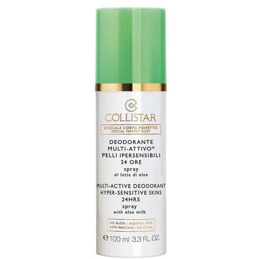 Collistar Deodorante Multi-Attivo 24 Ore Spray Pelli Ipersensibili Al Latte Di Aloe No Alcol 100ml