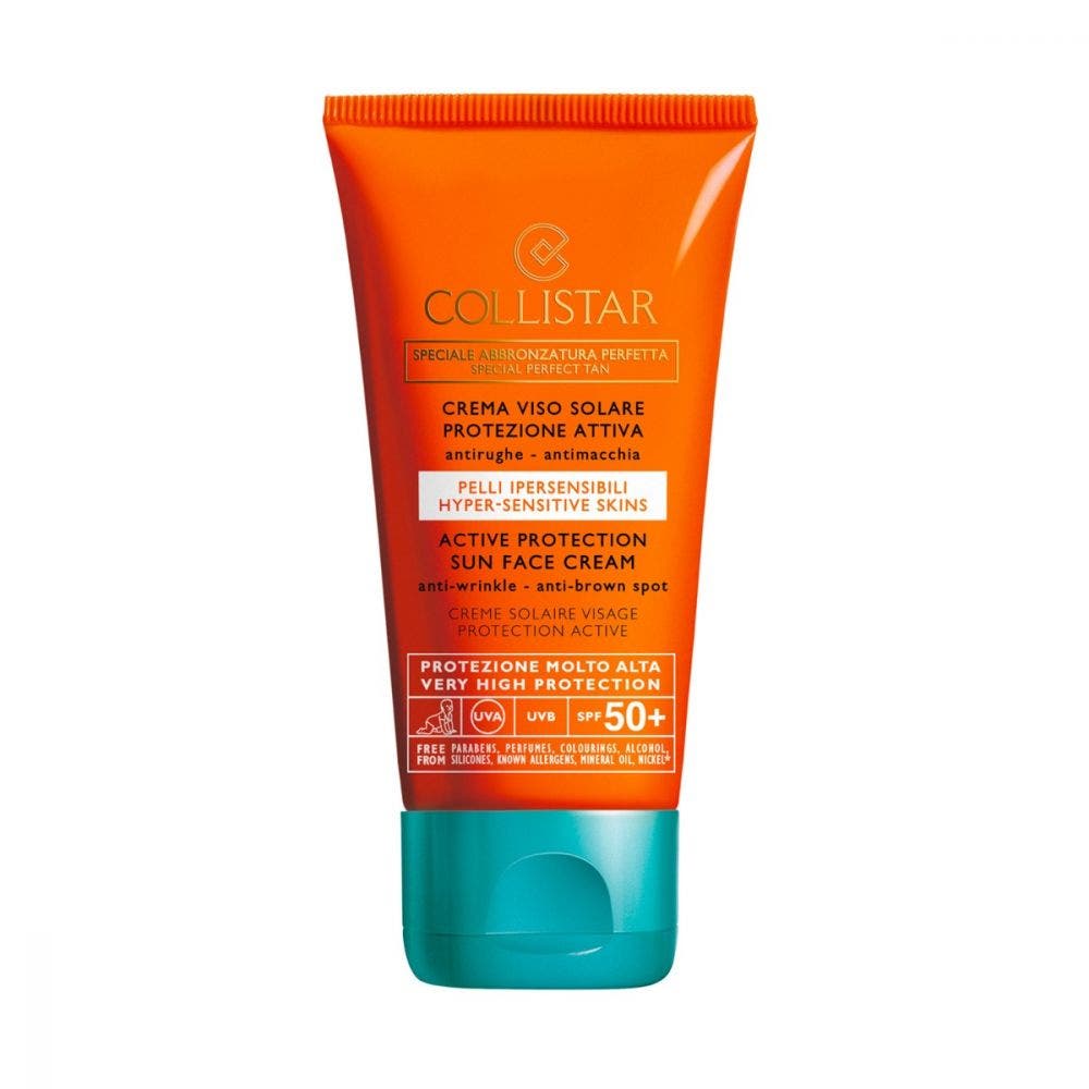 Collistar Crema Viso Solare Protezione Attiva Spf 50+ 50ml