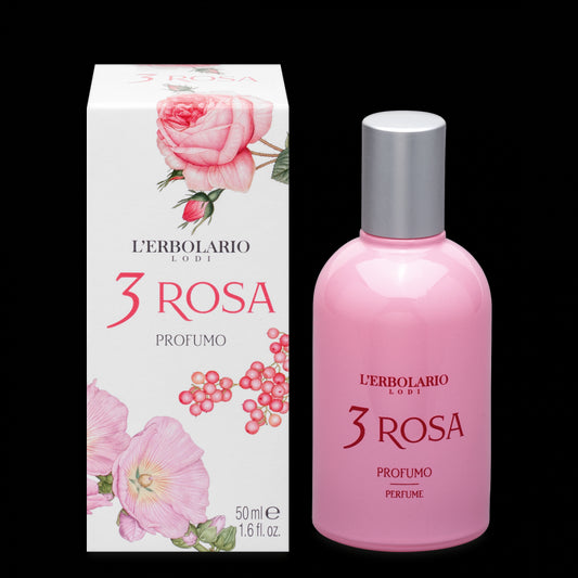 L'Erbolario Profumo 3 Rosa 50ml