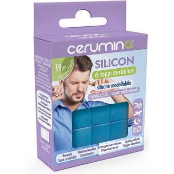 Cerumina Silicon Tappi Auricolari 6 Pezzi