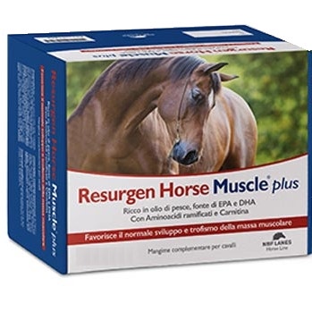 Resurgen Horse Muscle Plus Mangime Complementare Per Massa Muscolare Equini 20 Buste