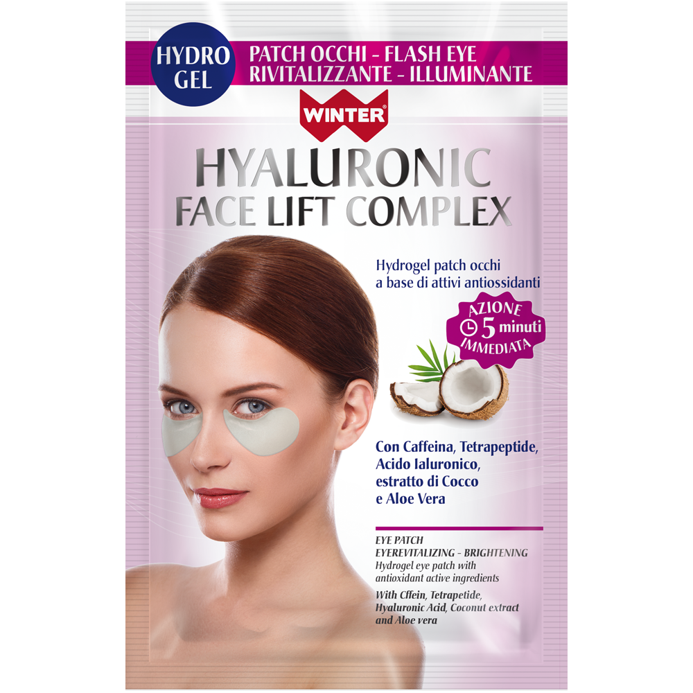 Winter Hyaluronic Face Lift Complex Hydro Gel Patch Occhi Rivitalizzanti