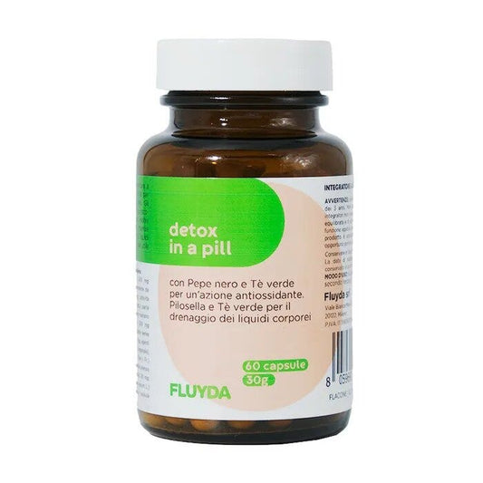 Fluyda Detox Integratore Drenante 60 Capsule