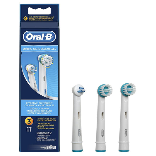 Oral-B Testine di Ricambio Ortho Care Essential Kit 3 pezzi