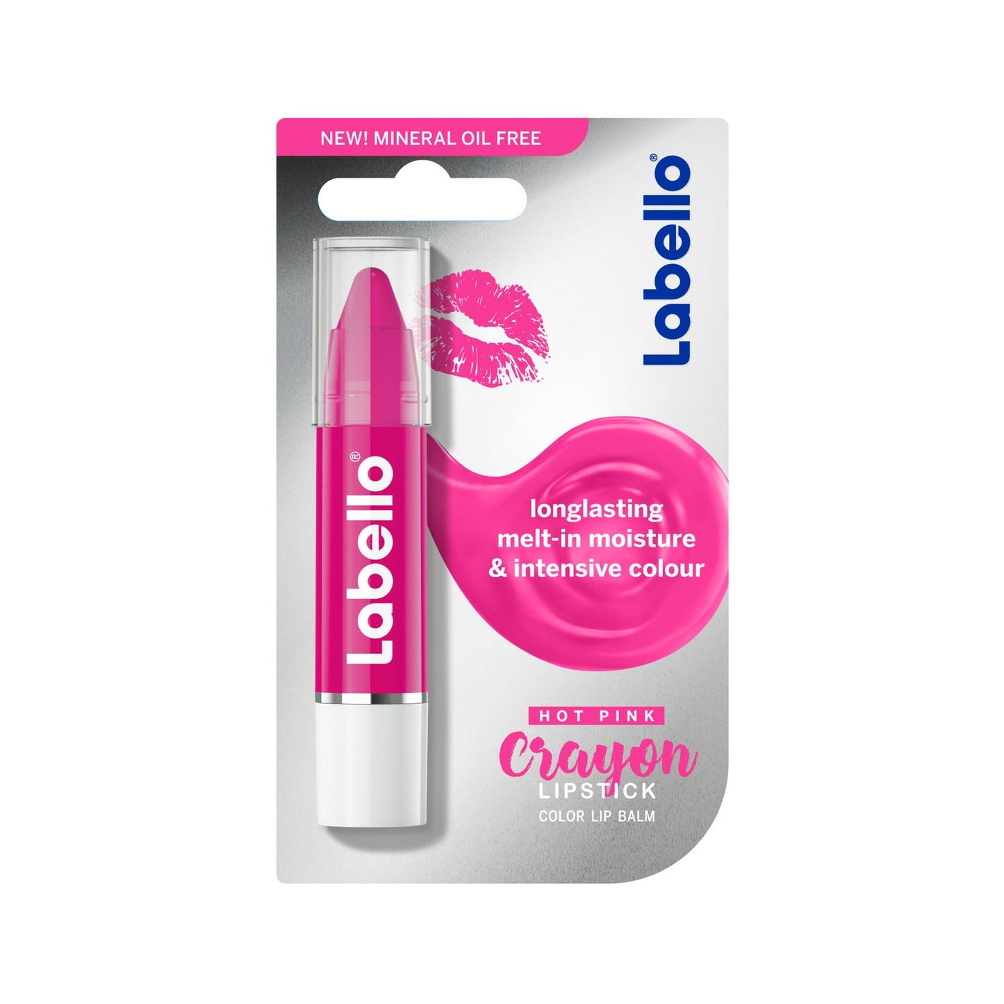 Labello Crayon Hot Pink Lipstick 3g