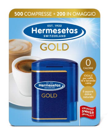 Hermesetas Gold 500+200 Compresse