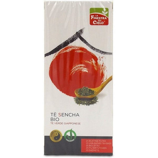 La Finestra Sul Cielo Tè Sencha Tè Verde Bio 25 Filtri