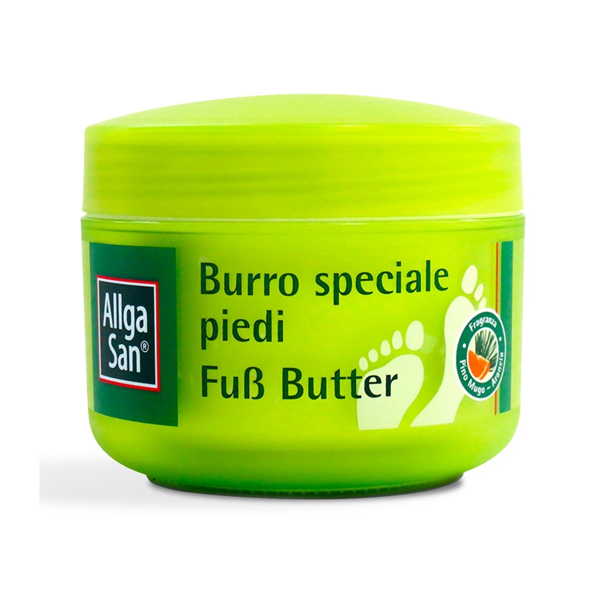 AllgaSan Burro Speciale Con Burro di Karitè Per Piedi Secchi 200ml