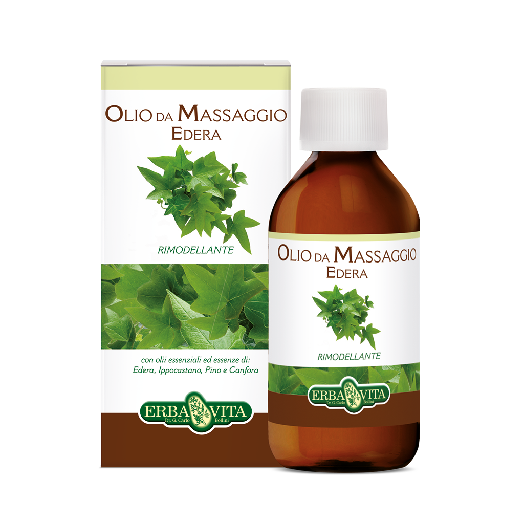 Erba Vita Olio Da Massaggio Edera 250ml