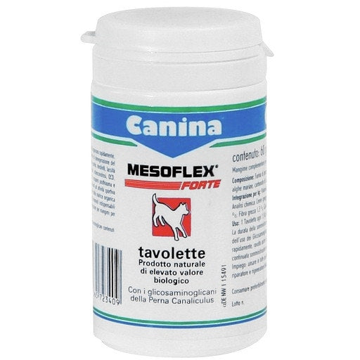 Canina Mesoflex Forte Mangime Complementare Cane 60 Tavolette