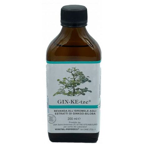 Vegetal Progress Gin-Ke-Tze Idromele Estratti Ginkgo-Biloba 200ml