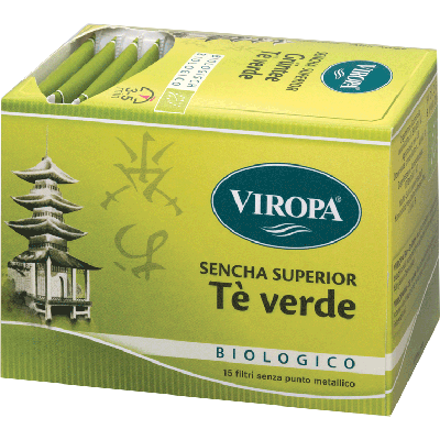 Viropa Tè Verde Sencha Superior Bio 15 Filtri