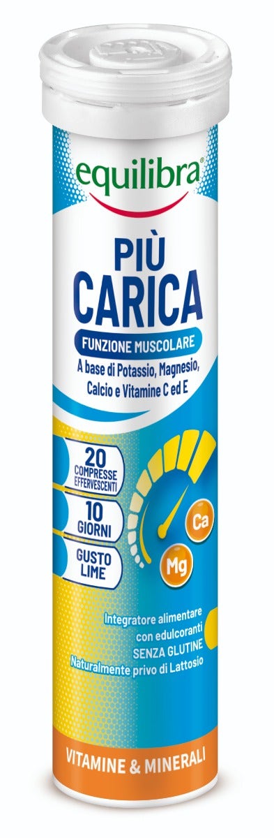 Equilibra Più Carica Gusto Lime 20 Compresse Effervescenti