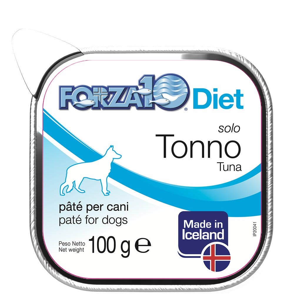 Forza10 Solo Diet Tonno Paté Per Cani Adulti Vaschetta 100g