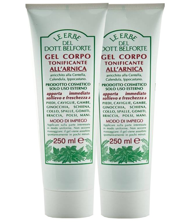 Gel Corpo Arnica 250ml 2 Pezzi