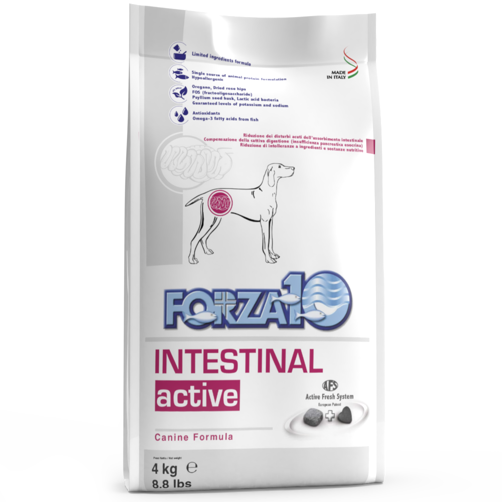 Forza10 Active Intestinal Cibo Secco Cani Adulti Sacco 4kg