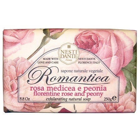 Nesti Dante Romantica Sapone Rosa Medicea/Peonia 250g