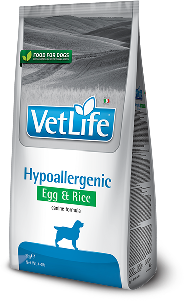 Farmina Vet Life Hypoallergenic Egg E Rice Cibo Secco Per Cani Sacco 2Kg