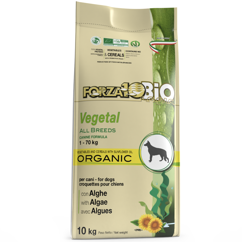 Forza10 Vegetal Crocchette Con Alghe Cani Adulti Sacco 10kg