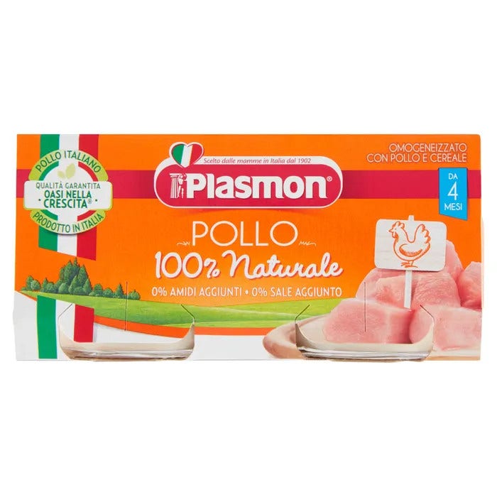 Plasmon Omogeneizzato Pollo 12x80g