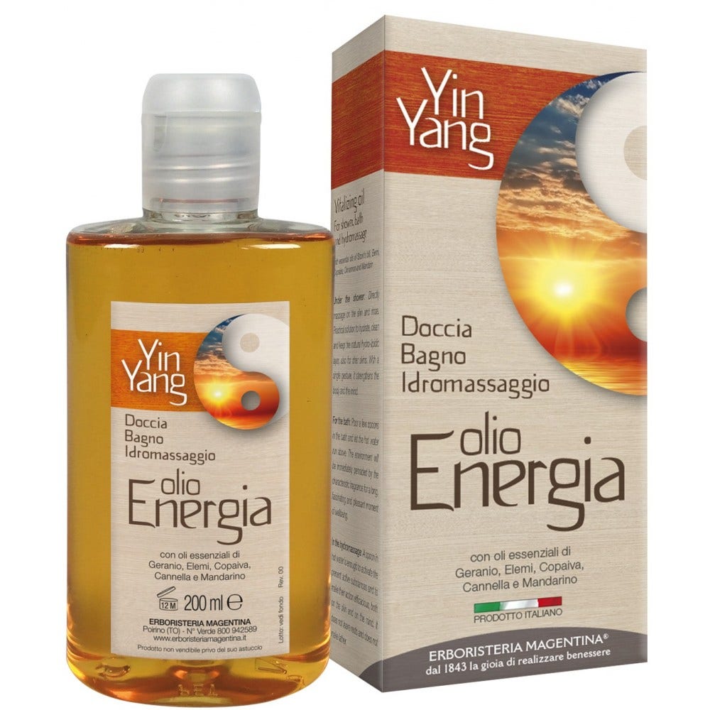 Yin Yang Olio Energia Doccia Bagno 200ml