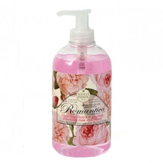 Nesti Dante Romantica Sapone Liquido Rosa Medicea E Peonia 500ml