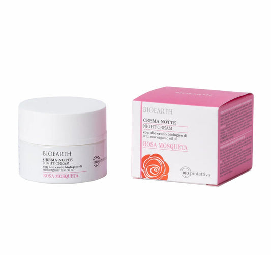 Bioearth Crema Notte Rosa Mosqueta 50ml