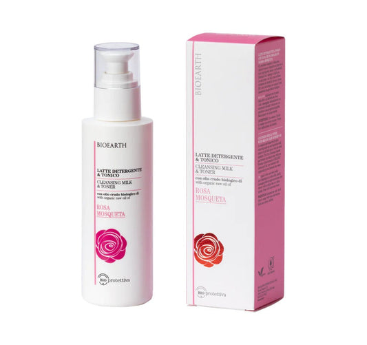 Bioearth Rosa Mosqueta Latte Detergente Tonico 200ml